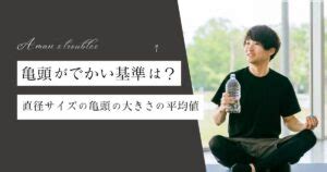 亀頭がでかい基準は？直径サイズの亀頭の大きさの平均値って？